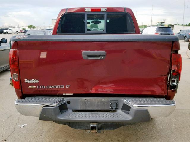 1GCDS43E988232071 - 2008 CHEVROLET COLORADO L MAROON photo 9