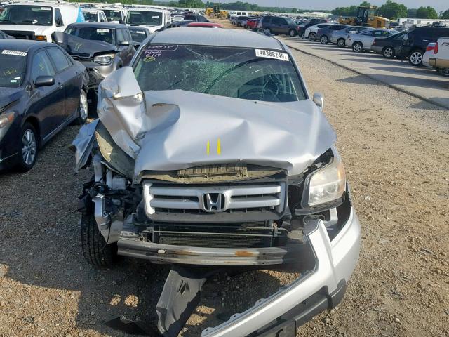 5FNYF18208B025796 - 2008 HONDA PILOT VP SILVER photo 7