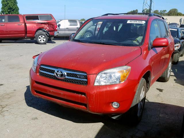 JTMZK34V475014697 - 2007 TOYOTA RAV4 LIMIT RED photo 2