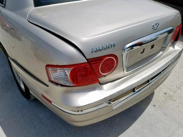 KNALD124645047059 - 2004 KIA AMANTI GOLD photo 9