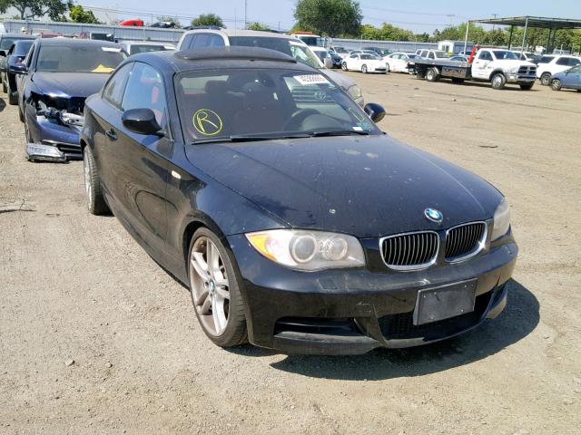 WBAUC9C59BVM11405 - 2011 BMW 135 I BLACK photo 1