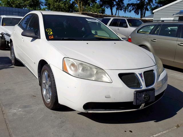 1G2ZH58N174219490 - 2007 PONTIAC G6 GT WHITE photo 1