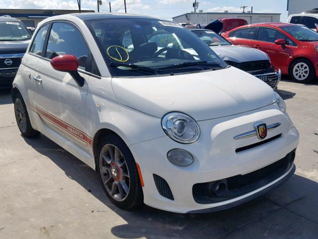 3C3CFFFH7DT528692 - 2013 FIAT 500 ABARTH WHITE photo 1