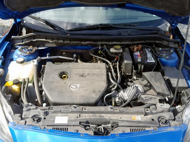 JM1BL1M59C1616001 - 2012 MAZDA 3 S BLUE photo 7