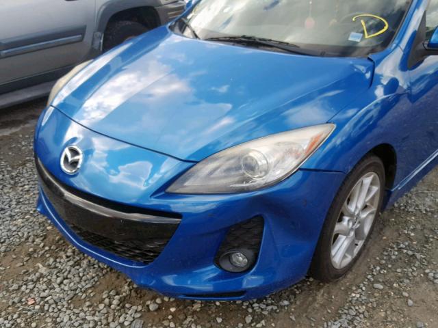 JM1BL1M59C1616001 - 2012 MAZDA 3 S BLUE photo 9