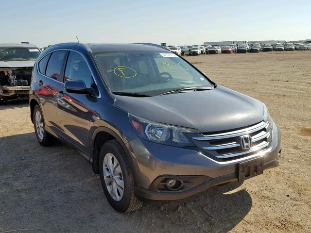 2HKRM4H7XDH611747 - 2013 HONDA CR-V EXL CHARCOAL photo 1