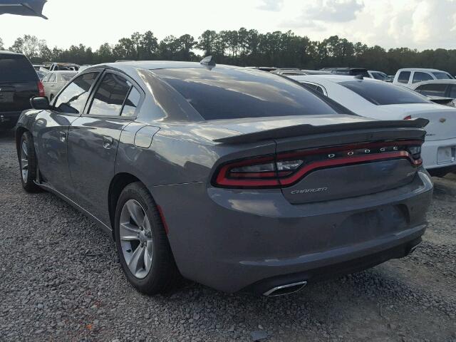 2C3CDXHG7HH515701 - 2017 DODGE CHARGER SX GRAY photo 3