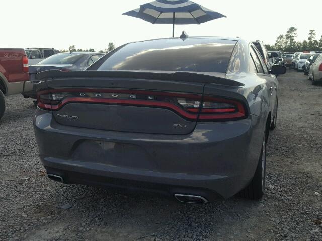 2C3CDXHG7HH515701 - 2017 DODGE CHARGER SX GRAY photo 4