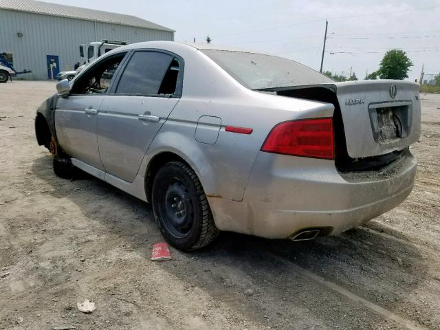 19UUA66206A803325 - 2006 ACURA 3.2TL SILVER photo 3