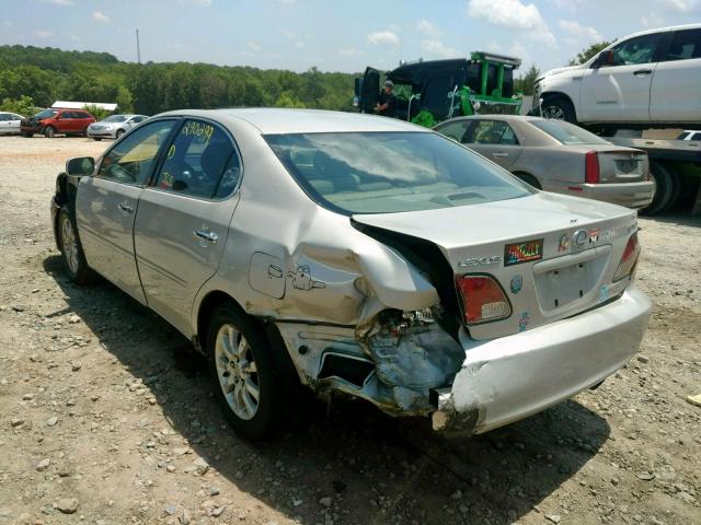 JTHBF30GX20077546 - 2002 LEXUS ES 300 SILVER photo 3