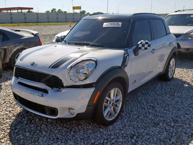 WMWZC5C54CWL56310 - 2012 MINI COOPER S C WHITE photo 2