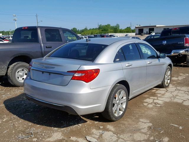 1C3CCBBB3CN217777 - 2012 CHRYSLER 200 TOURIN SILVER photo 4