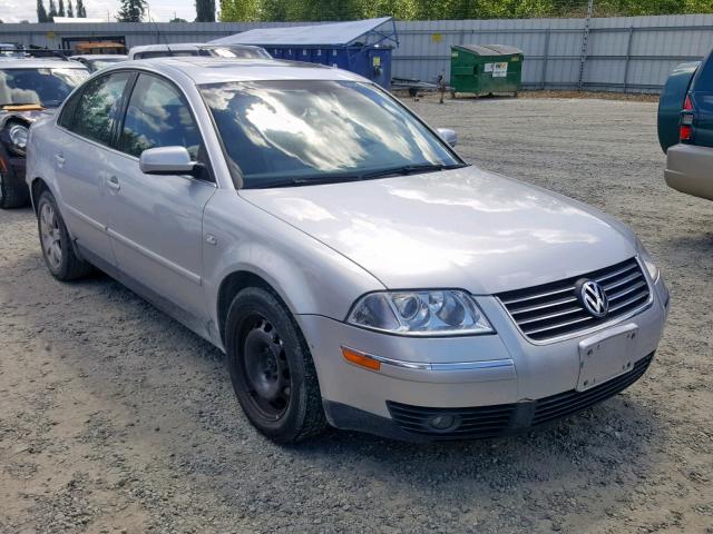 WVWRH63B72P294104 - 2002 VOLKSWAGEN PASSAT GLX SILVER photo 1