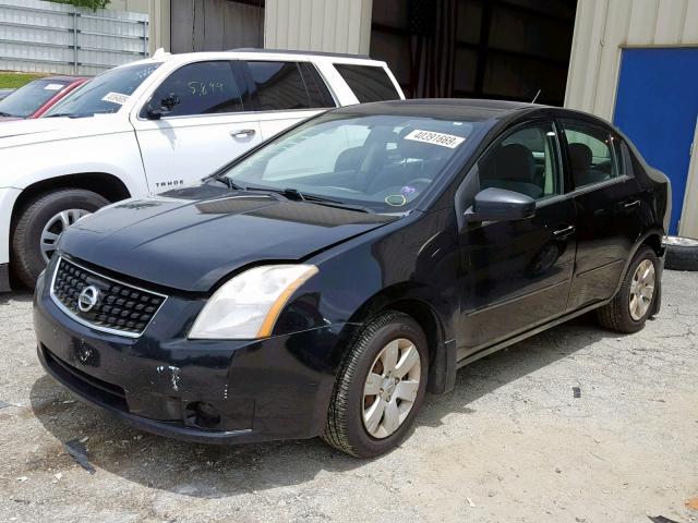 3N1AB61E28L628378 - 2008 NISSAN SENTRA 2.0 BLACK photo 2