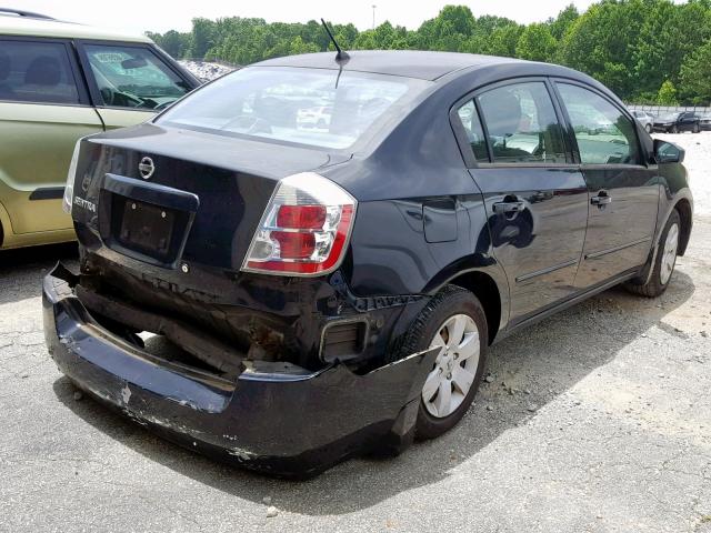 3N1AB61E28L628378 - 2008 NISSAN SENTRA 2.0 BLACK photo 4