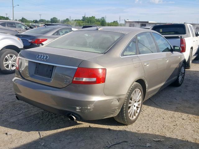 WAUDG74F56N028907 - 2006 AUDI A6 3.2 QUA TAN photo 4