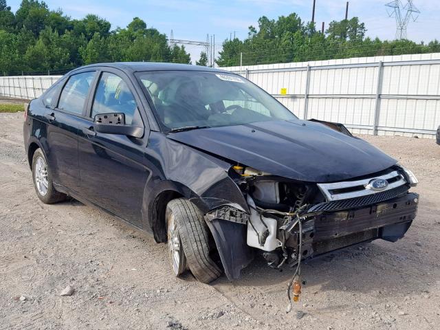 1FAHP35N59W180466 - 2009 FORD FOCUS SE BLACK photo 1