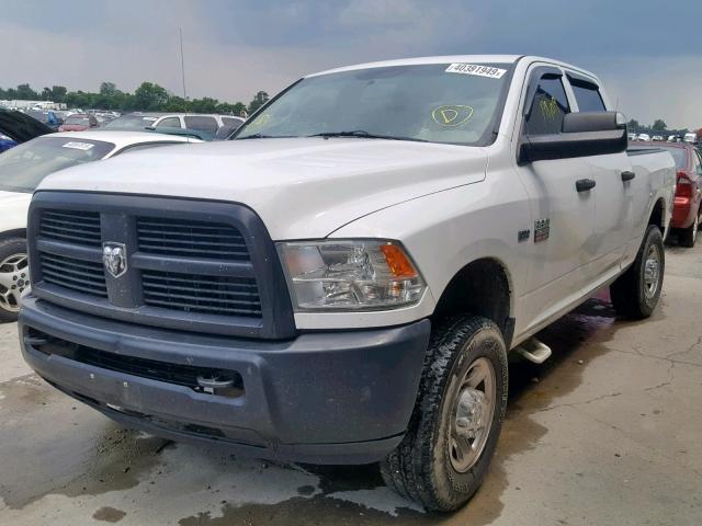 3C6TD5CT6CG298226 - 2012 DODGE RAM 2500 S WHITE photo 2