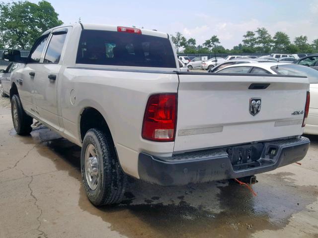 3C6TD5CT6CG298226 - 2012 DODGE RAM 2500 S WHITE photo 3