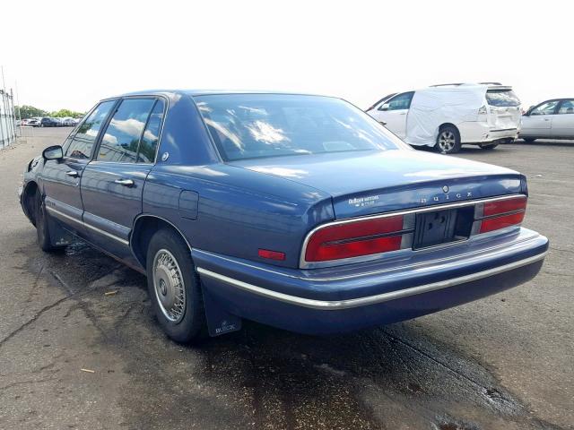 1G4CW52K6SH614056 - 1995 BUICK PARK AVENU BLUE photo 3