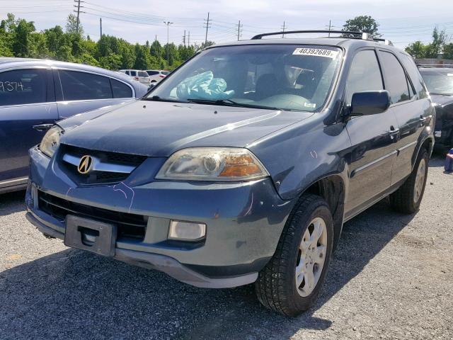 2HNYD18976H525765 - 2006 ACURA MDX TOURIN GRAY photo 2