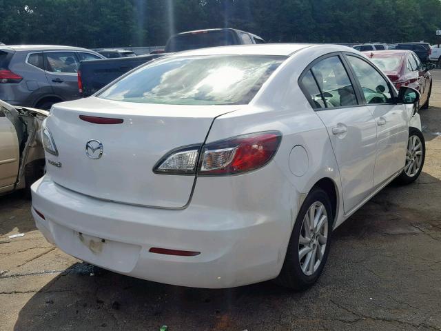 JM1BL1VF7C1514221 - 2012 MAZDA 3 I WHITE photo 4