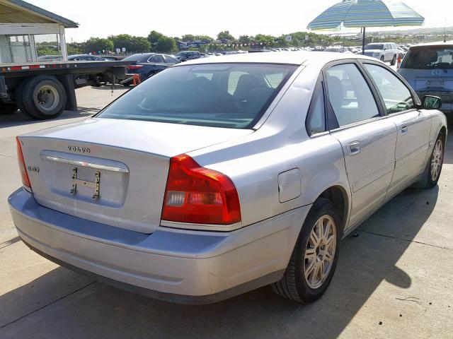 YV1TS592451405623 - 2005 VOLVO S80 2.5T SILVER photo 4