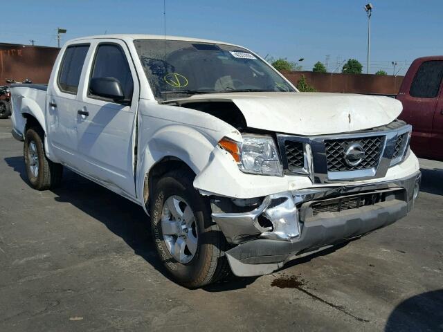 1N6AD0ER9AC419493 - 2010 NISSAN FRONTIER C WHITE photo 1