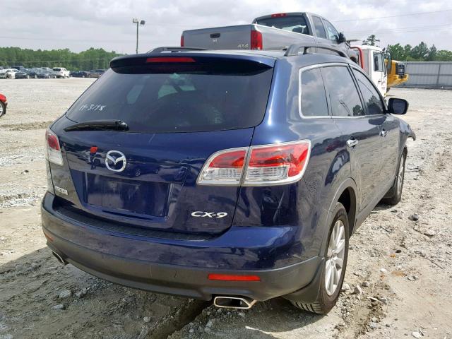 JM3TB28Y970113072 - 2007 MAZDA CX-9 BLUE photo 4