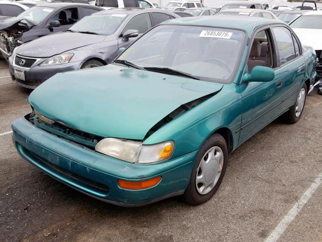 1NXBB02E2VZ507442 - 1997 TOYOTA COROLLA DX GREEN photo 2