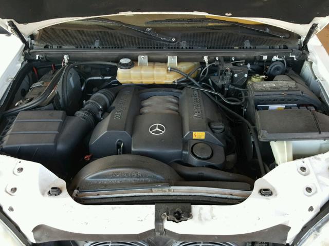 4JGAB54E5YA208409 - 2000 MERCEDES-BENZ ML 320 WHITE photo 7