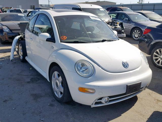 3VWCK21C61M464191 - 2001 VOLKSWAGEN NEW BEETLE WHITE photo 1