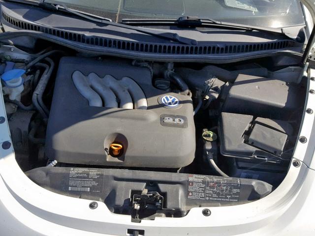 3VWCK21C61M464191 - 2001 VOLKSWAGEN NEW BEETLE WHITE photo 7