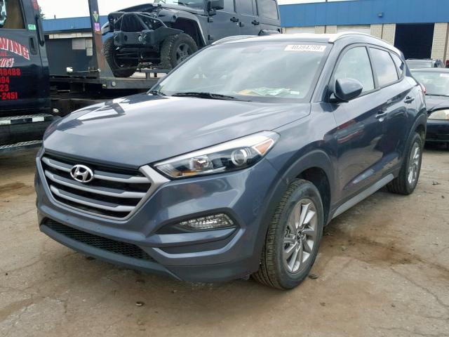 KM8J3CA40JU753094 - 2018 HYUNDAI TUCSON SEL GRAY photo 2