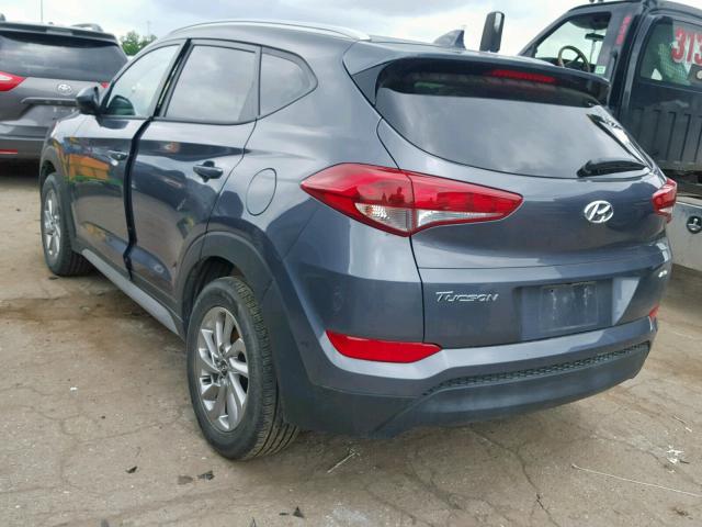 KM8J3CA40JU753094 - 2018 HYUNDAI TUCSON SEL GRAY photo 3