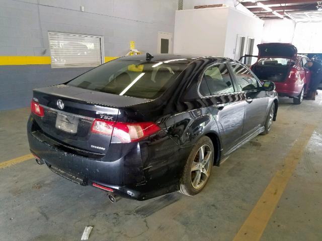 JH4CU2F88DC003211 - 2013 ACURA TSX SE BLACK photo 4