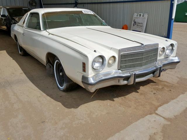 SS22K5R195606 - 1975 CHRYSLER CORDOBA WHITE photo 1