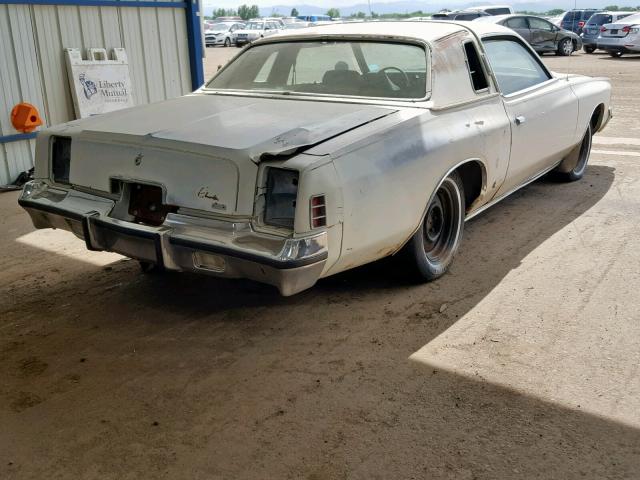 SS22K5R195606 - 1975 CHRYSLER CORDOBA WHITE photo 4