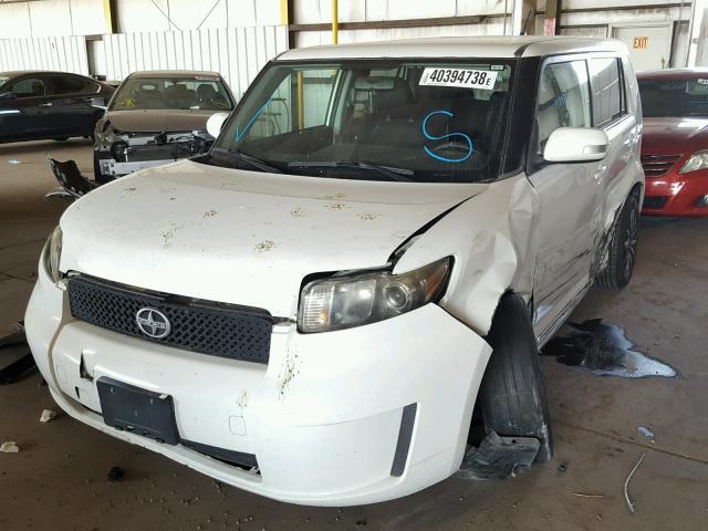 JTLKE50E681046333 - 2008 TOYOTA SCION XB Ақ фото 2