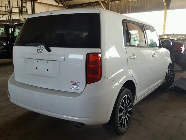 JTLKE50E681046333 - 2008 TOYOTA SCION XB Ақ фото 4