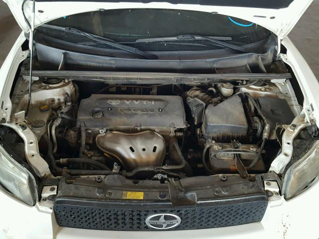 JTLKE50E681046333 - 2008 TOYOTA SCION XB Ақ фото 7