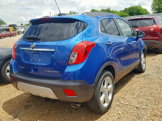 KL4CJASB3FB254548 - 2015 BUICK ENCORE BLUE photo 4