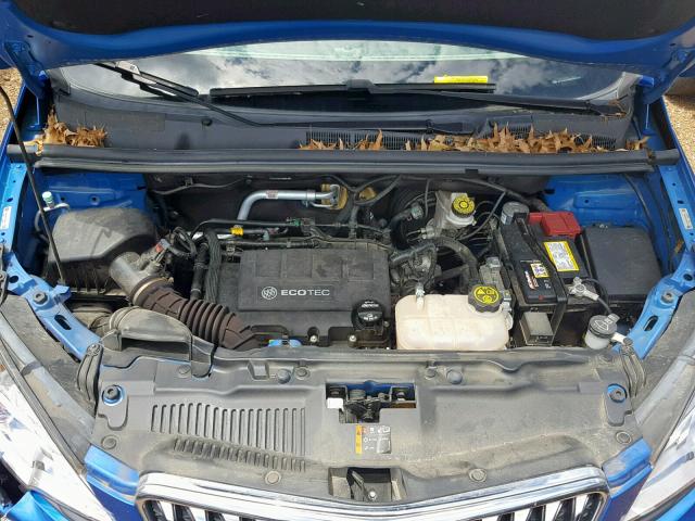 KL4CJASB3FB254548 - 2015 BUICK ENCORE BLUE photo 7