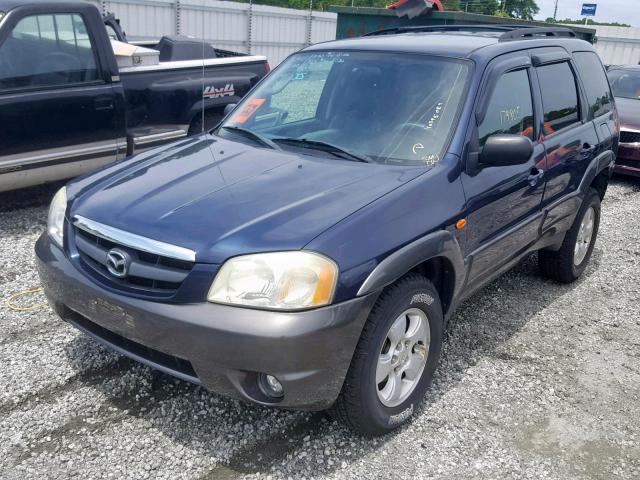 4F2CZ96184KM11194 - 2004 MAZDA TRIBUTE ES 蓝色 照片 2