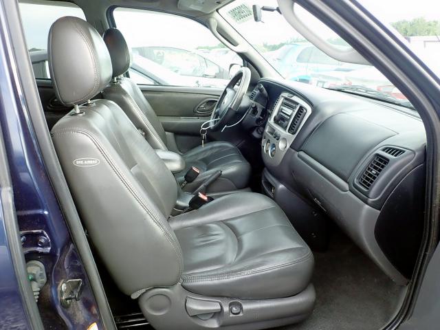 4F2CZ96184KM11194 - 2004 MAZDA TRIBUTE ES 蓝色 照片 5