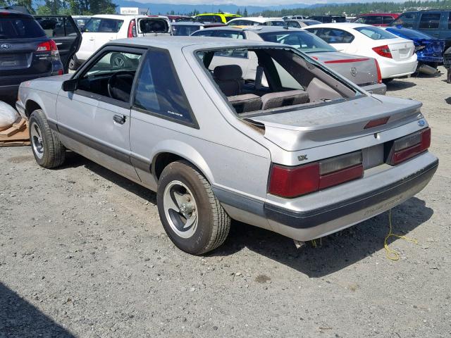 1FACP41M4MF190752 - 1991 FORD MUSTANG LX GRAY photo 3