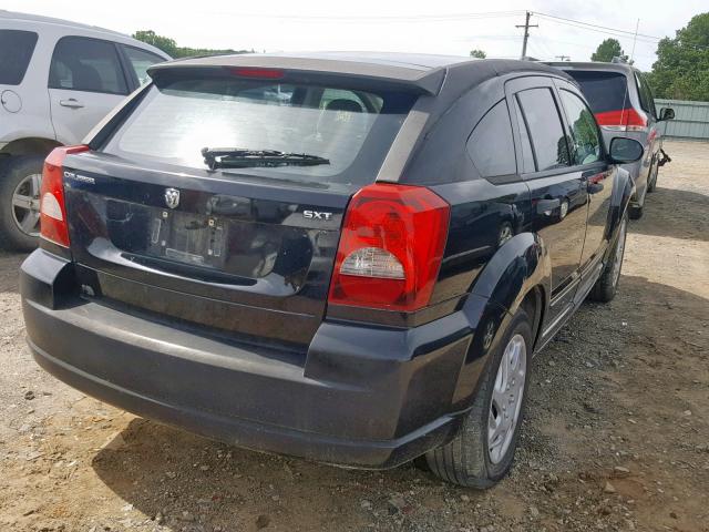 1B3HB48B17D529147 - 2007 DODGE CALIBER SX BLACK photo 4