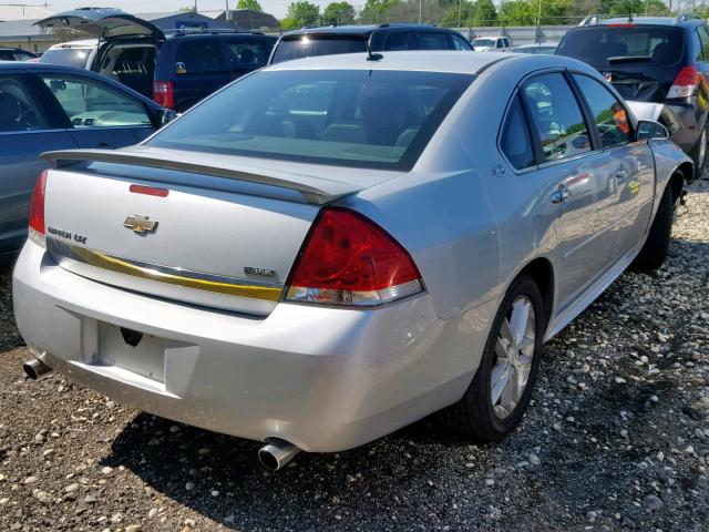 2G1WU57M991220400 - 2009 CHEVROLET IMPALA LTZ SILVER photo 4