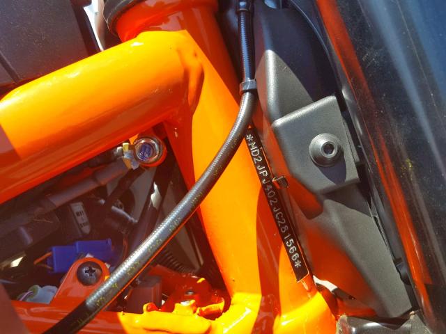 MD2JPJ402JC281566 - 2018 OTHER MOTORCYCLE ORANGE photo 10