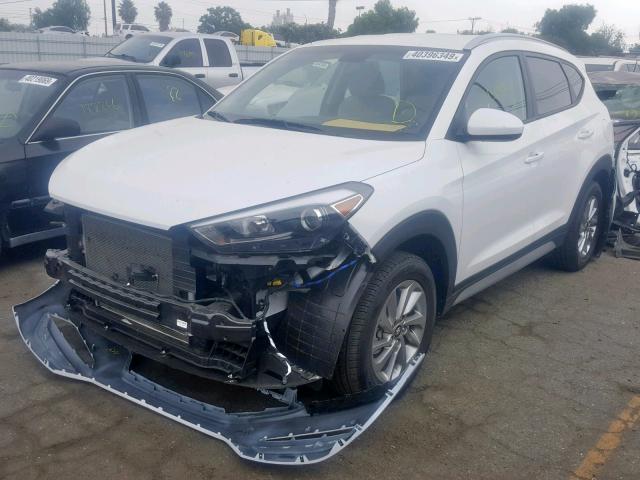 KM8J3CA40JU766976 - 2018 HYUNDAI TUCSON SEL WHITE photo 2